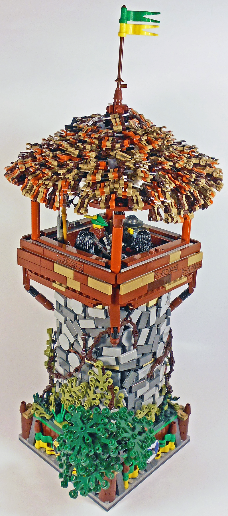 Illustration for article titled There is a hidden spy in this Lego tower